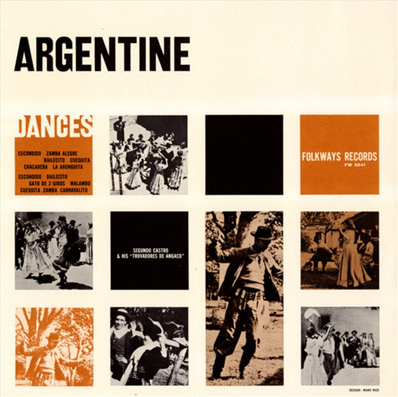 Folk Dances and Dance Songs of Argentina/Product Detail/World