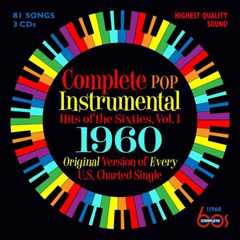 Complete Pop Instrumental Hits Of The Sixties, Vol. 1 1960/Product Detail/Compilation