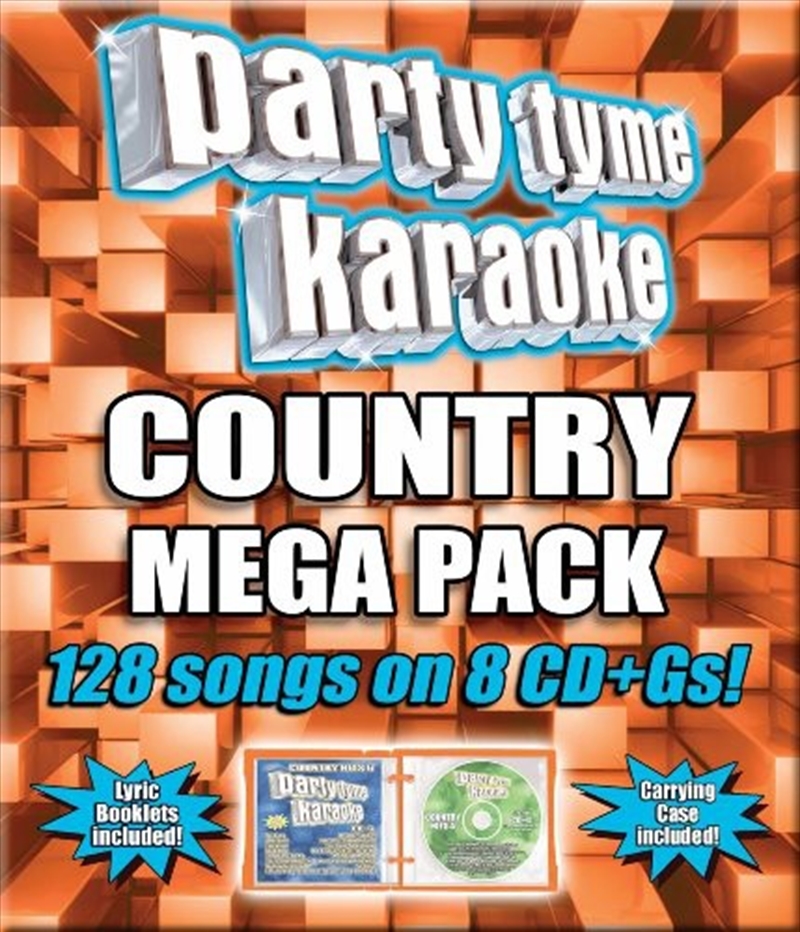 Party Tyme Karaoke- Country Mega Pack [8 Discs]/Product Detail/Rock/Pop
