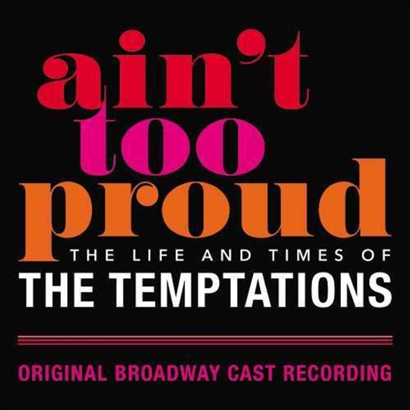 Ain't Too Proud- The Life And Times Of The Temptations/Product Detail/Soundtrack