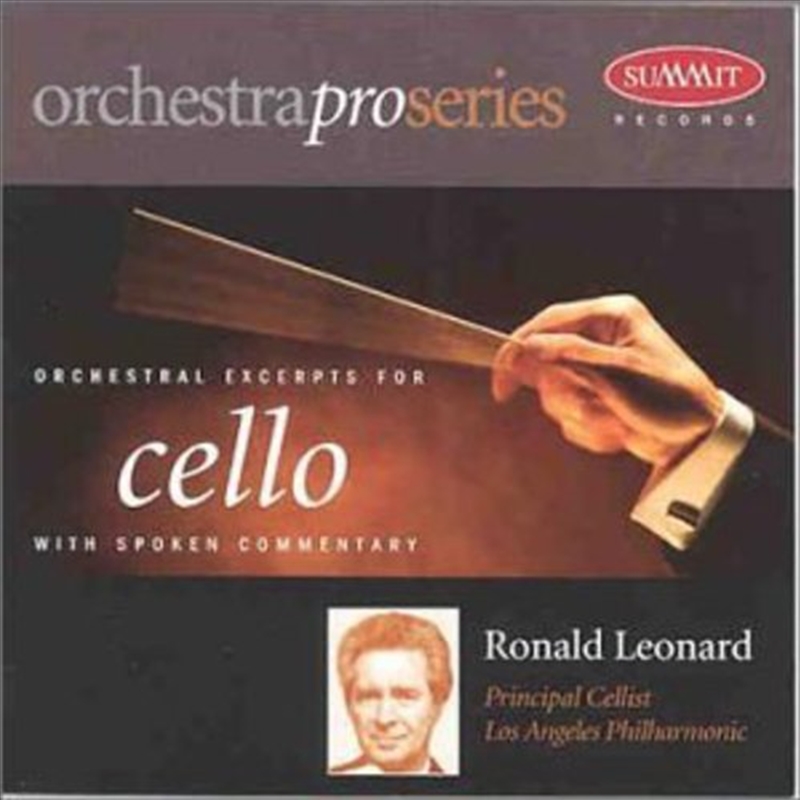 Orchestral Excerpts for Cello/Product Detail/Classical