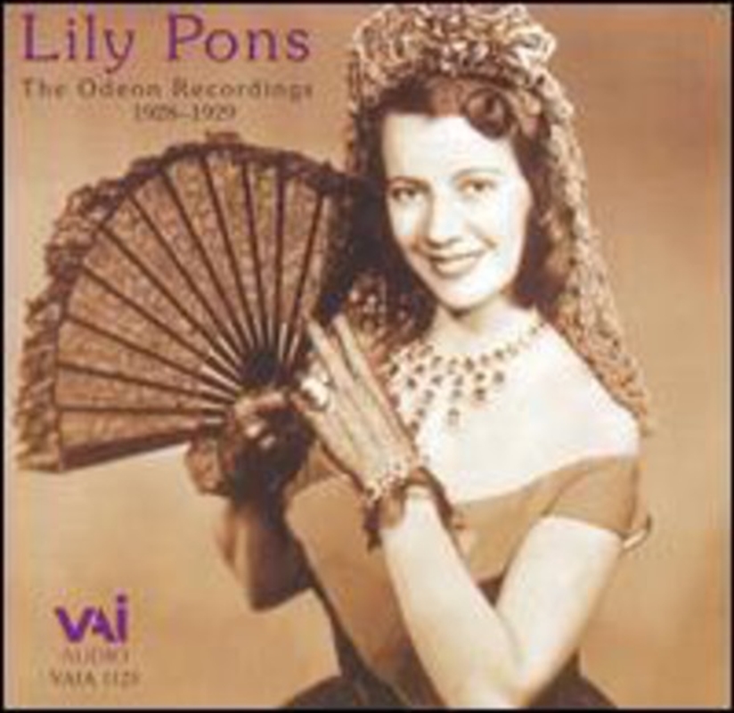 Lily Pons- Odeon Recordings 1928-29/Product Detail/Classical