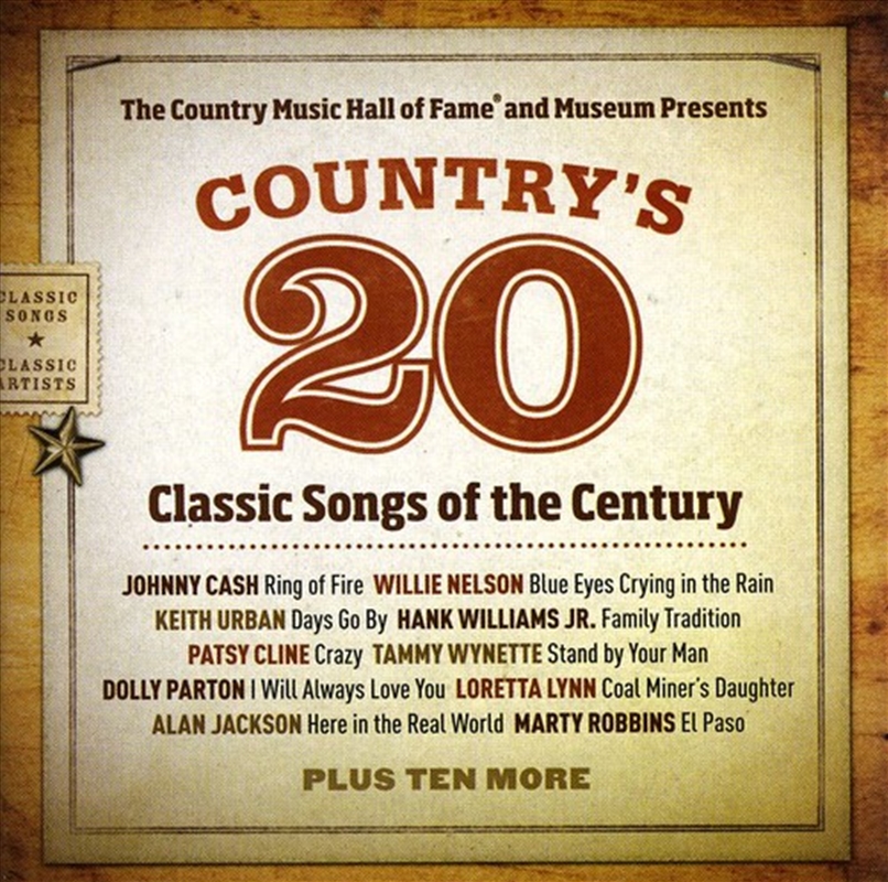 Country's 20 Classic Songs Of The Century/Product Detail/Country