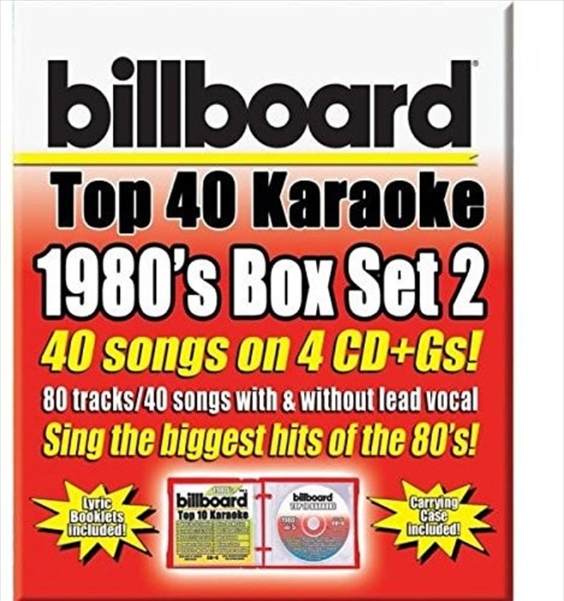 Party Tyme Karaoke- Billboard 1980's Top 40 Karaoke Box Set 2/Product Detail/Karaoke