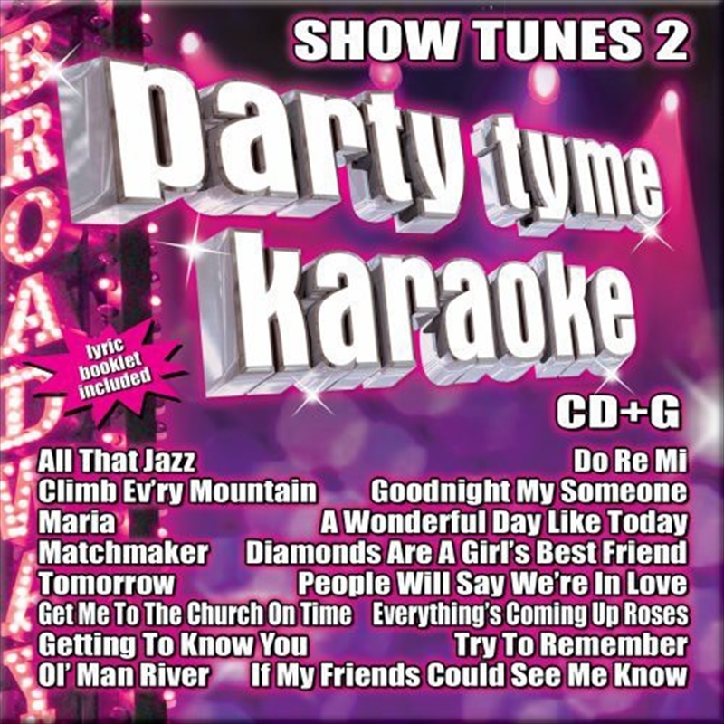 Party Tyme Karaoke- Show Tunes, Vol. 2/Product Detail/Karaoke