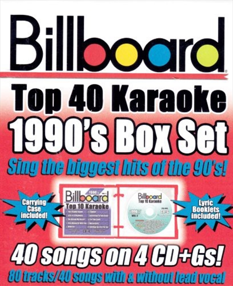 Billboard Top 10 Karaoke- 1990's Box Set/Product Detail/Karaoke