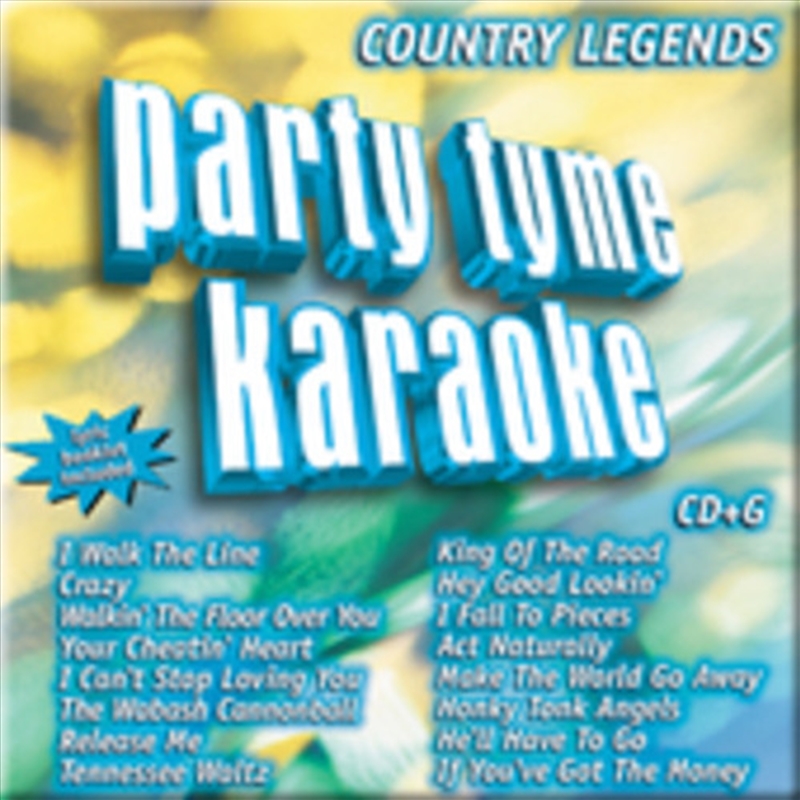 Party Tyme Karaoke- Country Legends/Product Detail/Karaoke