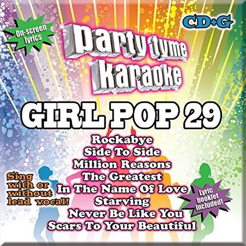 Party Tyme Karaoke- Girl Pop, Vol. 29/Product Detail/Karaoke