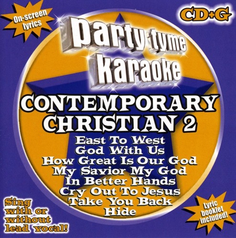 Party Tyme Karaoke- Contemporary Christian, Vol. 2 [8+8-Song CD+G]/Product Detail/Karaoke