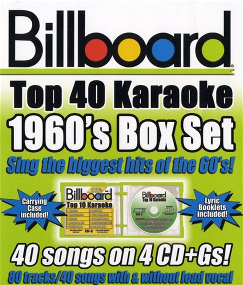 Billboard Top 40 Karaoke- 1960's Box Set/Product Detail/Karaoke