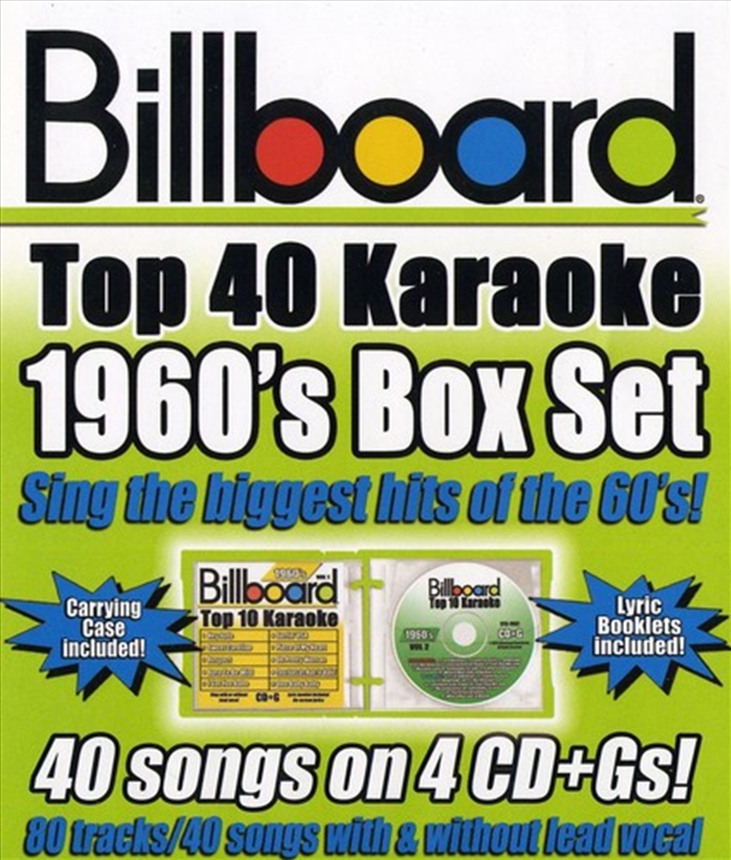 Billboard Top 40 Karaoke- 1960's Box Set/Product Detail/Karaoke
