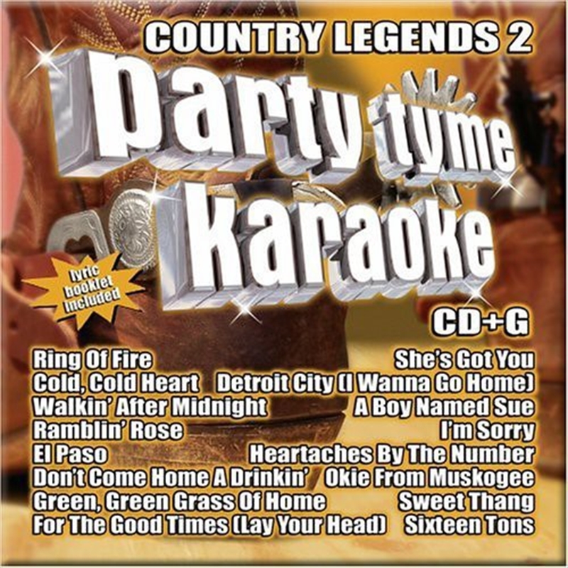 Party Tyme Karaoke- Country Legends, Vol. 2/Product Detail/Karaoke