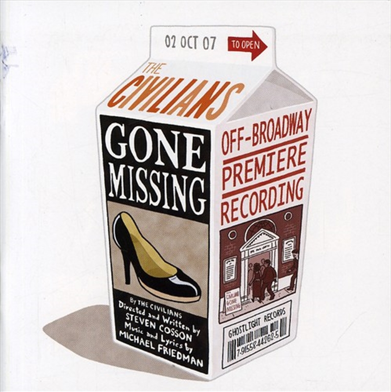 Gone Missing- World Premiere Recording/Product Detail/Soundtrack