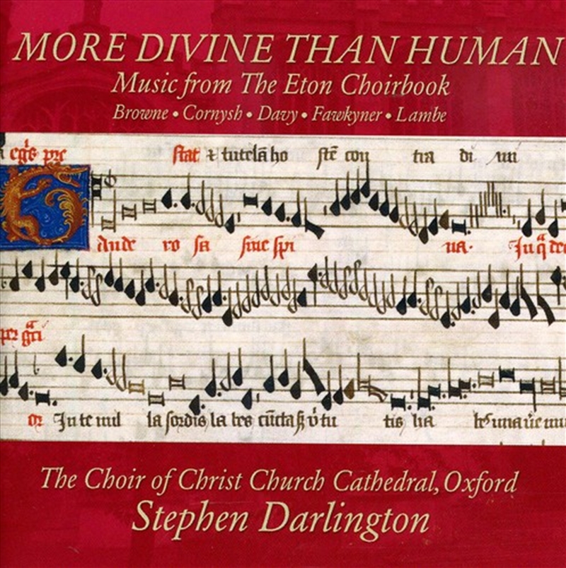 More Divine Than Human- Music from Eton Choirbook/Product Detail/Classical