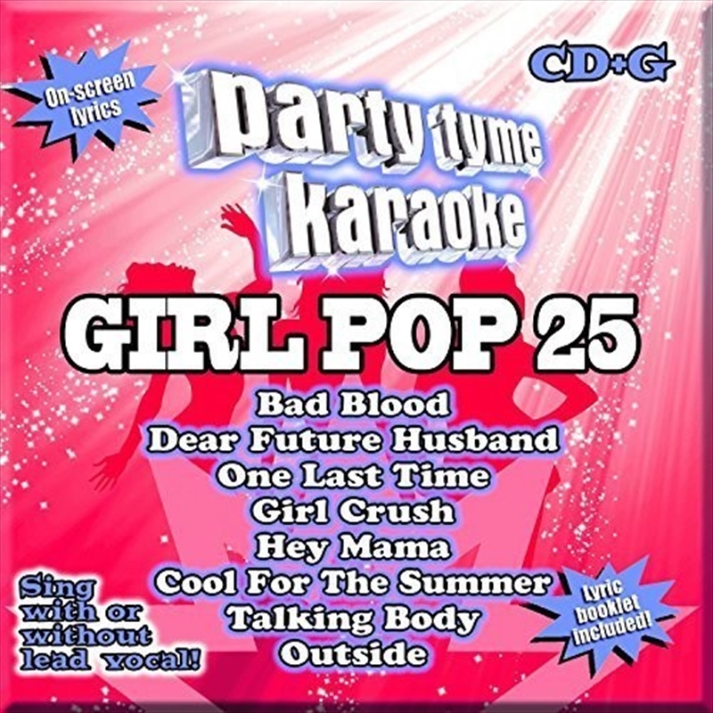 Party Tyme Karaoke- Girl Pop 25/Product Detail/Karaoke