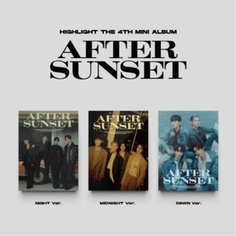 After Sunset - incl. 72pg Photobook, Poster, Postcard, Film Photo, Photocard + Sticker/Product Detail/World