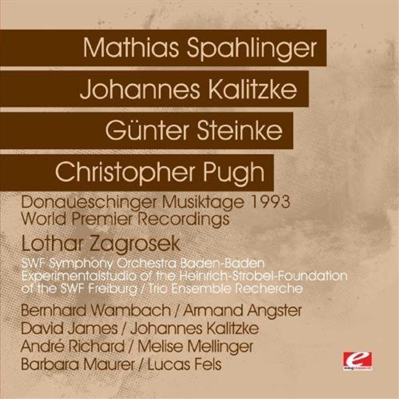 Donaueschinger Musiktage 1993/Product Detail/Classical