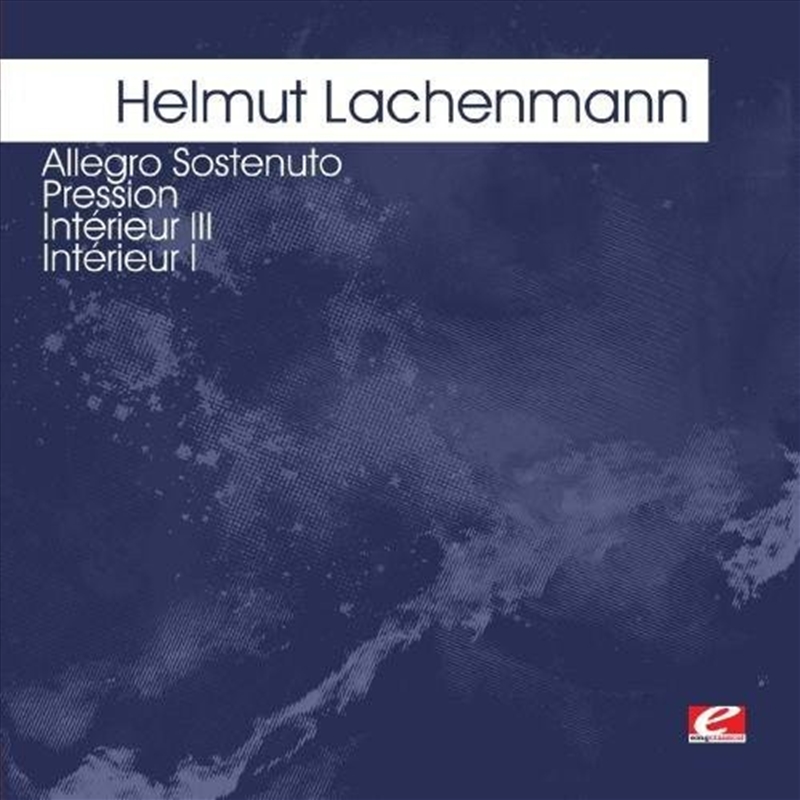 Lachenmann- Allegro Sostenuto Pression/Product Detail/Classical