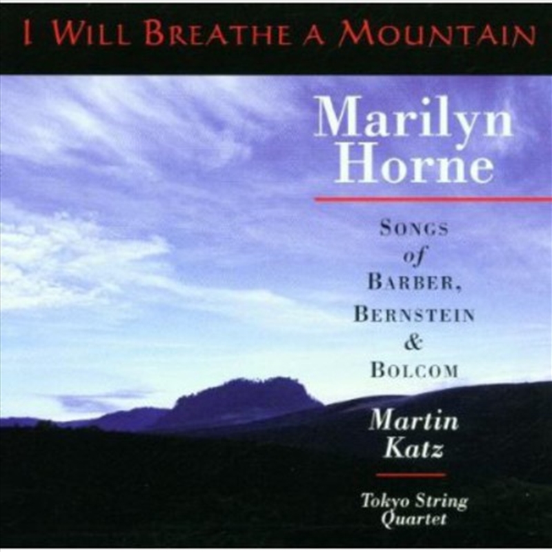 I Will Breathe a Mountain/Product Detail/Classical