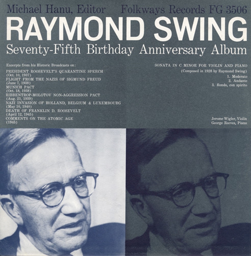 Raymond Swing: Seventy-Fifth Anniversary Album/Product Detail/Soundtrack