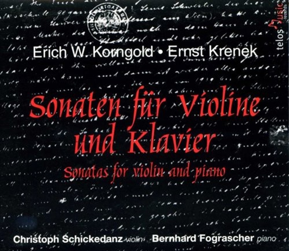 Sonatas For Violin And Piano/Product Detail/Classical