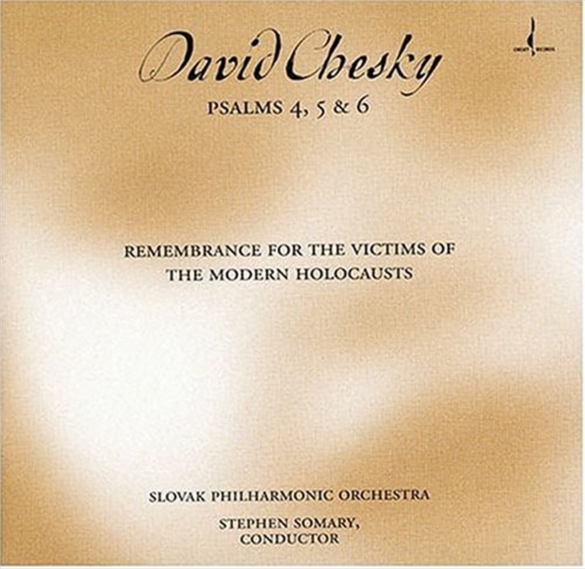 Psalms 4 5 And 6/Product Detail/Classical