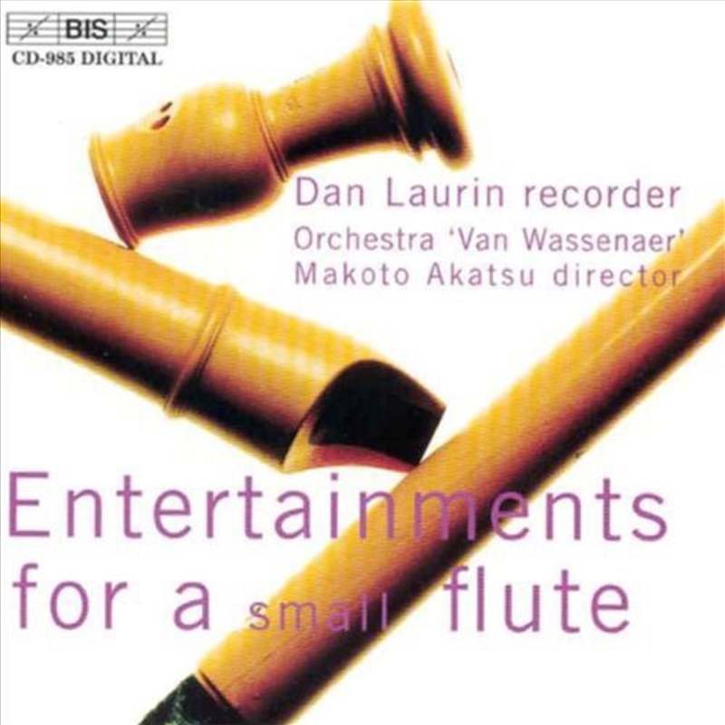 Entertainments For Small Flute/Product Detail/Classical