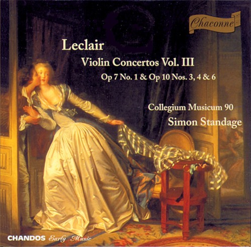 Leclair: Violin Concertos Vol 3/Product Detail/Classical
