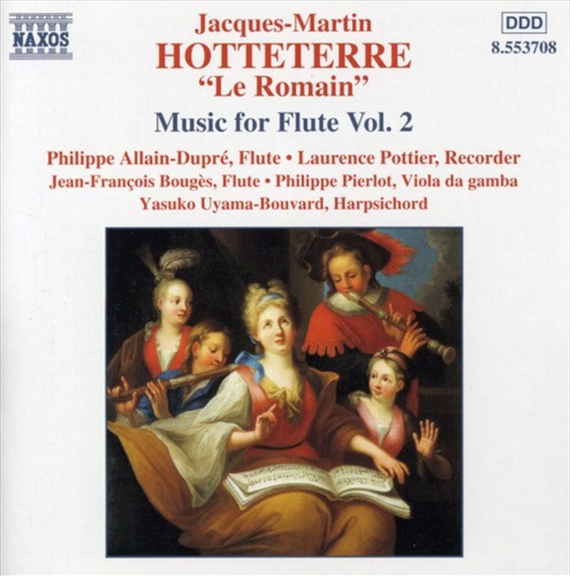 Hotteterre - Music For Flute Vol 2/Product Detail/Classical