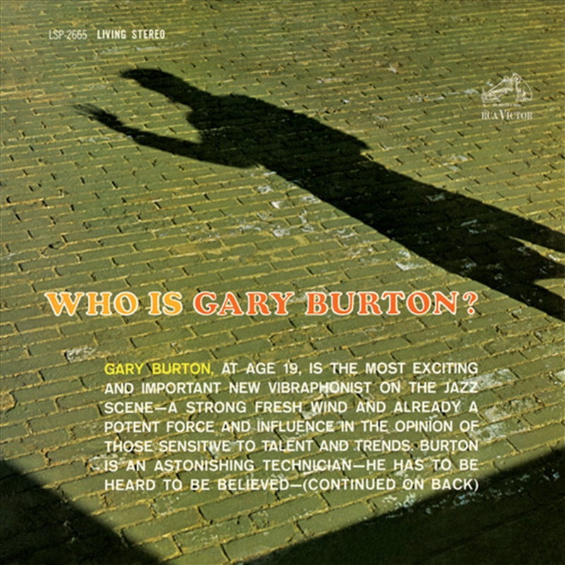 Who Is Gary Burton/Product Detail/Jazz