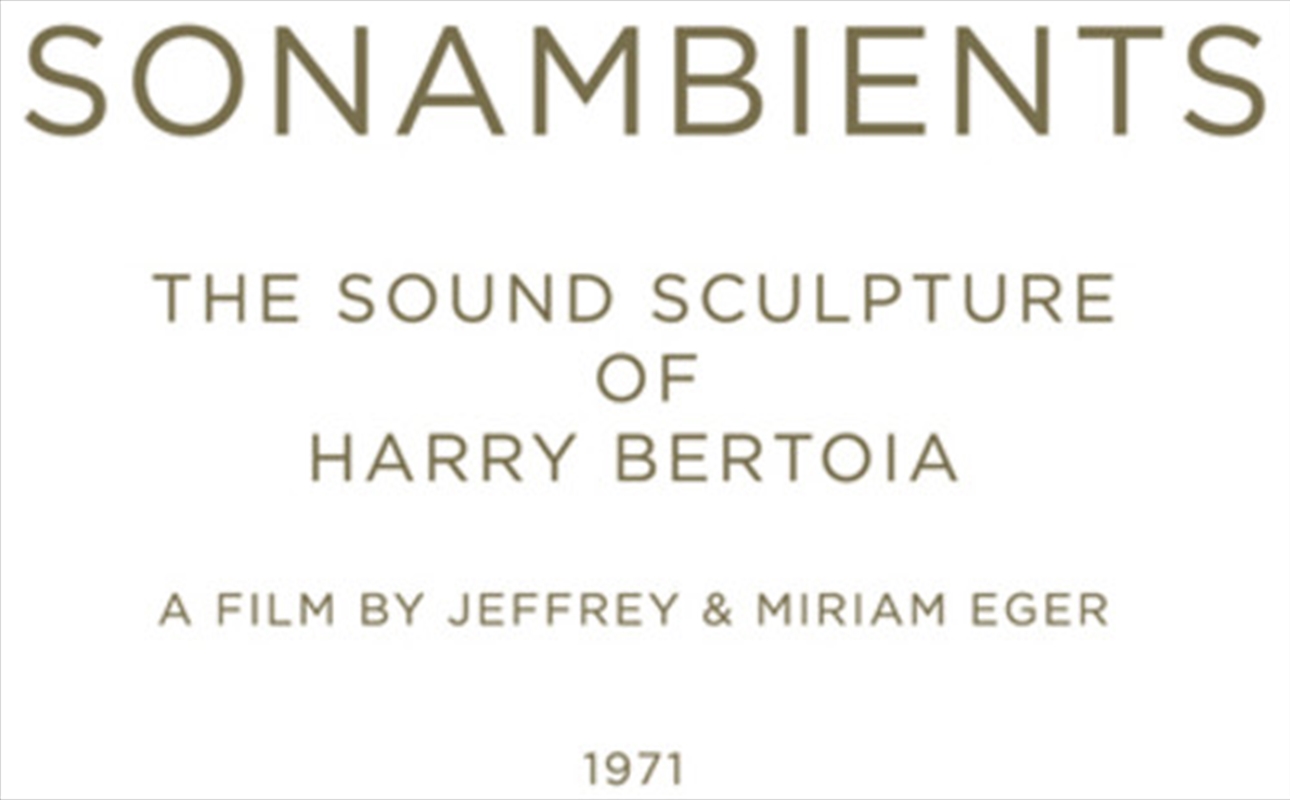 Sound Sculpture Of Harry Bertoia/Product Detail/Rock