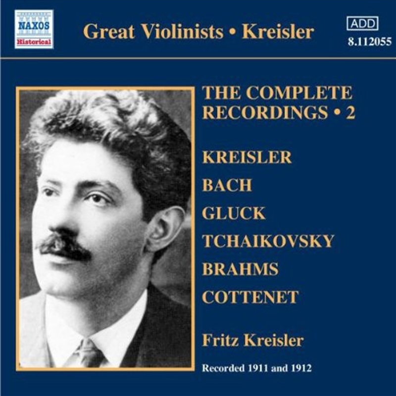 Kreisler - Solo Recordings Vol 2/Product Detail/Classical