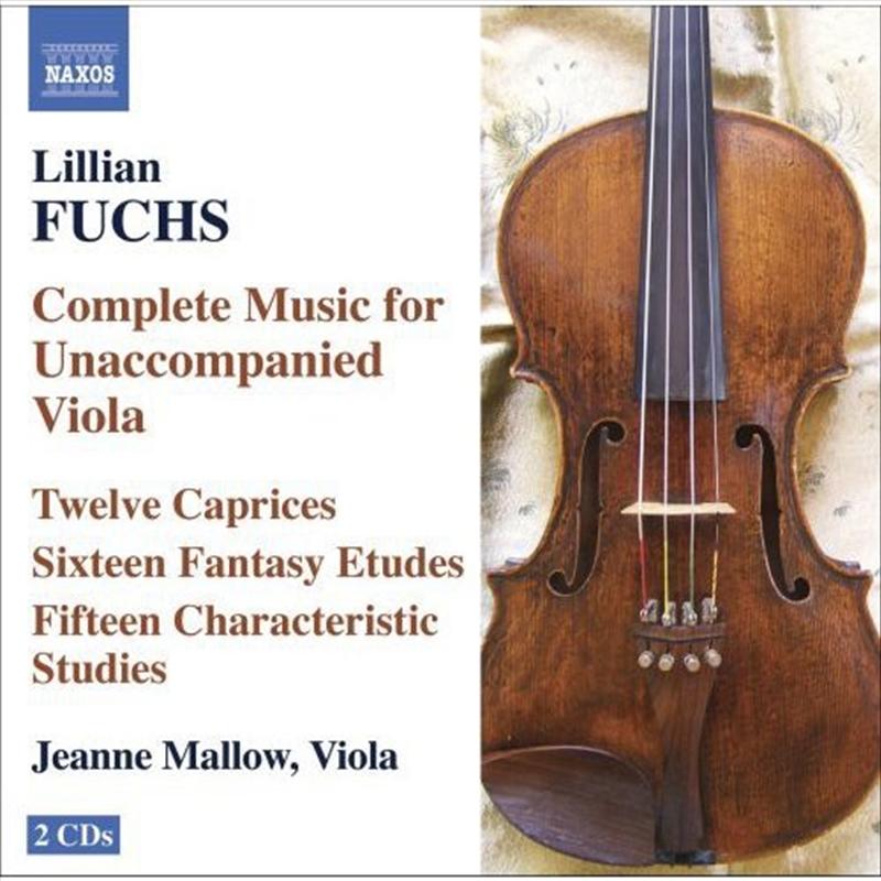 Fuchs: Complete Music For Unaccompanied Viola/Product Detail/Classical