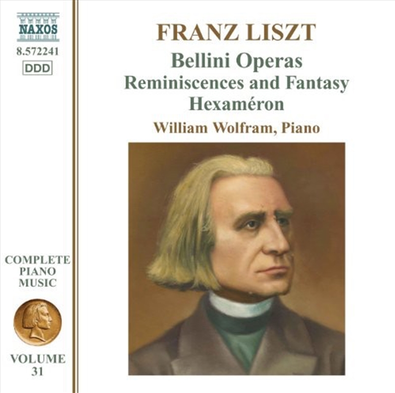 Liszt - Bellini Operas Vol 31/Product Detail/Classical