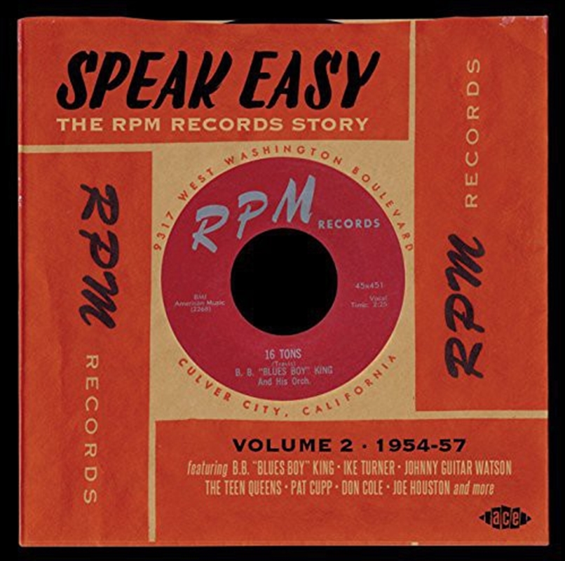 Speak Easy: Rpm Records Story-1954-57 2/Product Detail/Rock