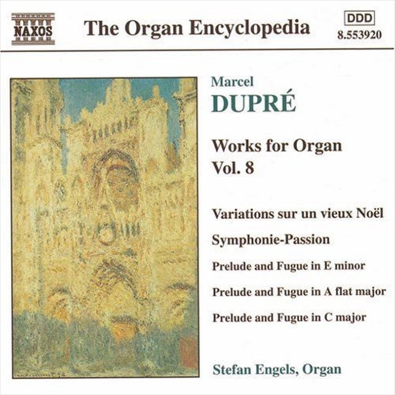 Dupre: Organ Works Vol 8/Product Detail/Classical
