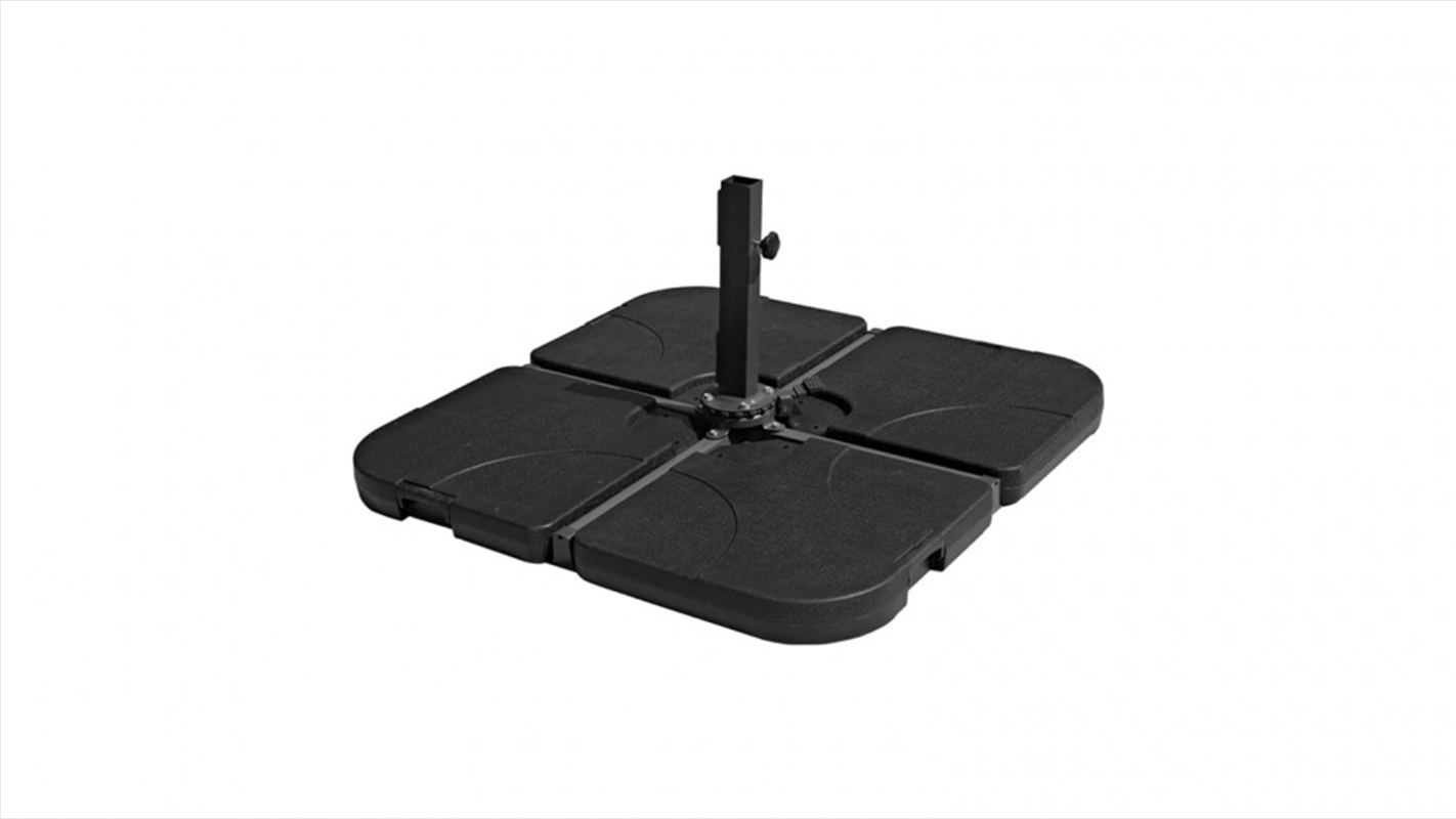 Serrano Outdoor Patio 4-Piece Cantilever Offset 3M Umbrella Base Stand Black/Product Detail/Umbrellas