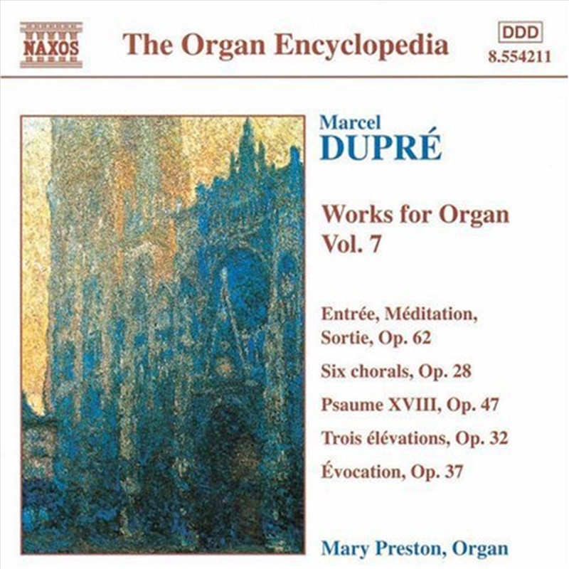 Dupre: Organ Works Vol 7/Product Detail/Classical