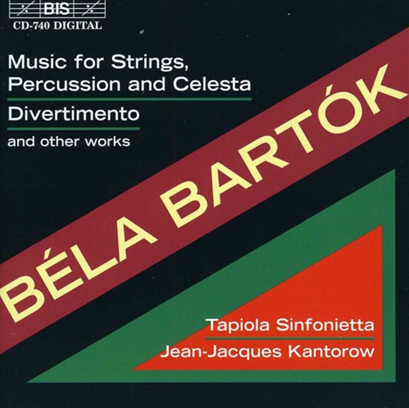Bartok: Music For Strings & Percussion/Product Detail/Classical