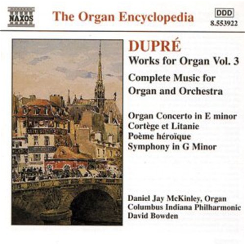 Dupre: Organ Works Vol 3/Product Detail/Classical