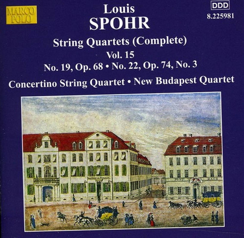 Spohr: Quartets Nos 19 & 22/Product Detail/Classical