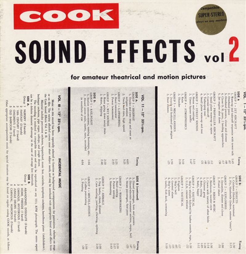 Sound Effects 2/Product Detail/Specialist