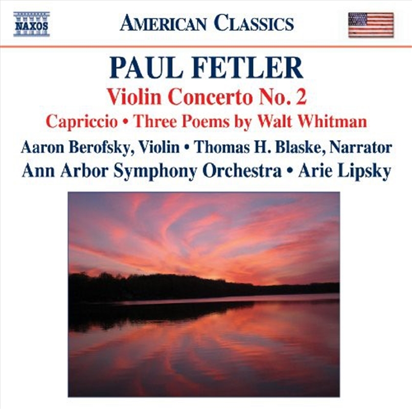 Fetler - Violin Concerto No 2/Product Detail/Classical