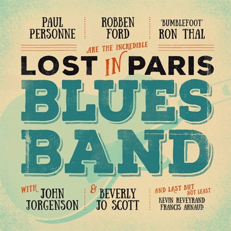 Lost In Paris Blues Band/Product Detail/Jazz