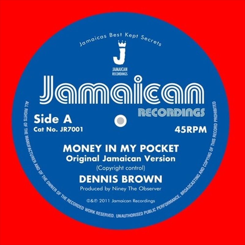 Money In My Pocket/Product Detail/Reggae