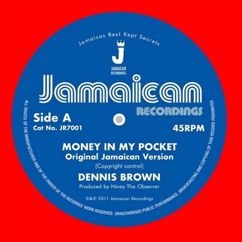 Money In My Pocket/Product Detail/Reggae
