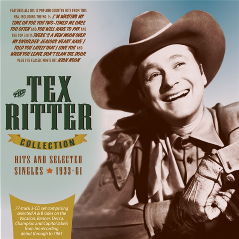 Tex Ritter Collection: Hits An/Product Detail/Country
