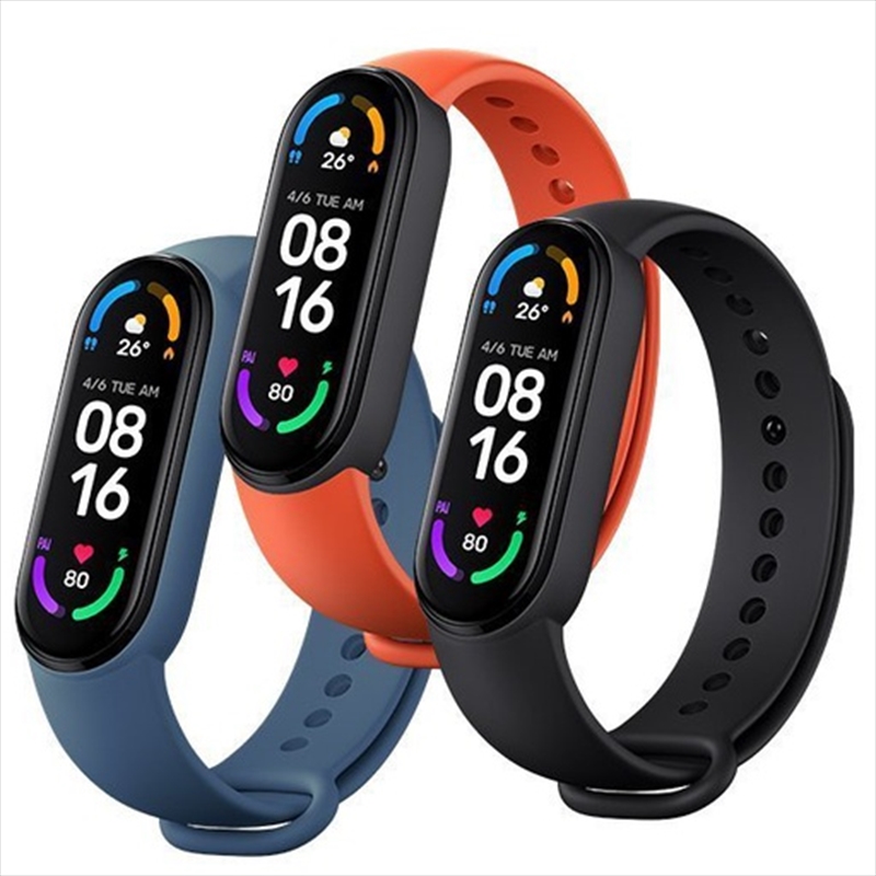 Xiaomi Mi Smart Band 6 Strap (3 pack) Black/Orange/Blue BHR5134GL/Product Detail/Watches