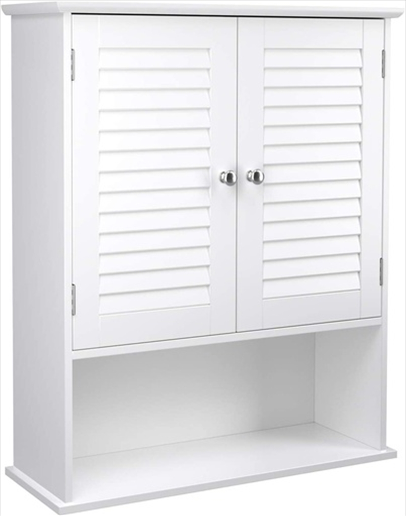 VASAGLE Wall Cabinet with 2 Doors and Cupboard White/Product Detail/Homewares