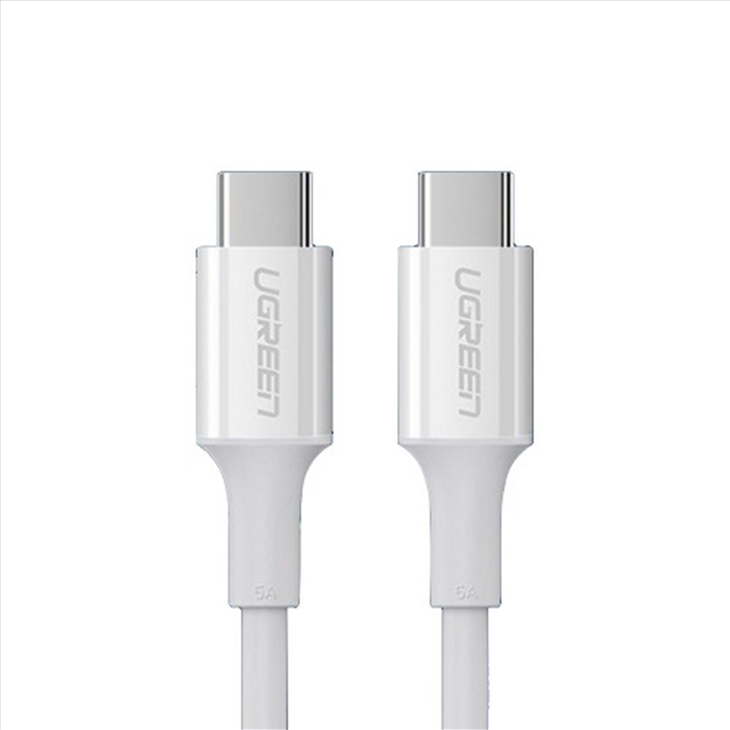UGREEN 2M USB Type-C to Type-C M/M 5A Data Cable (White) - 60552/Product Detail/Cables
